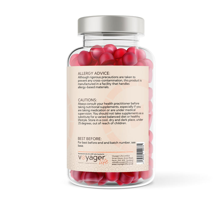Biotin 5000ug - 60 Natural Strawberry Flavour supplement Gummies