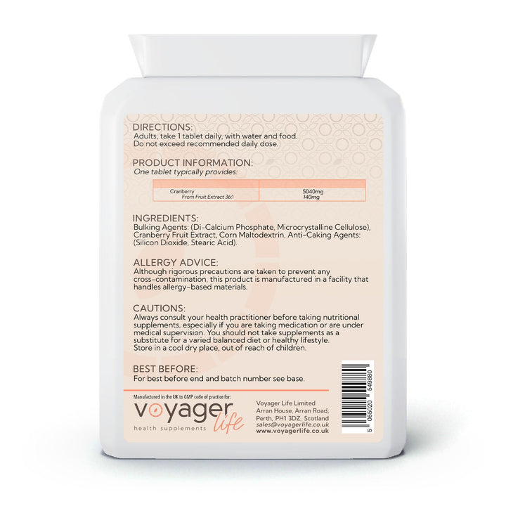 Cranberry 5040mg 90 Tablets