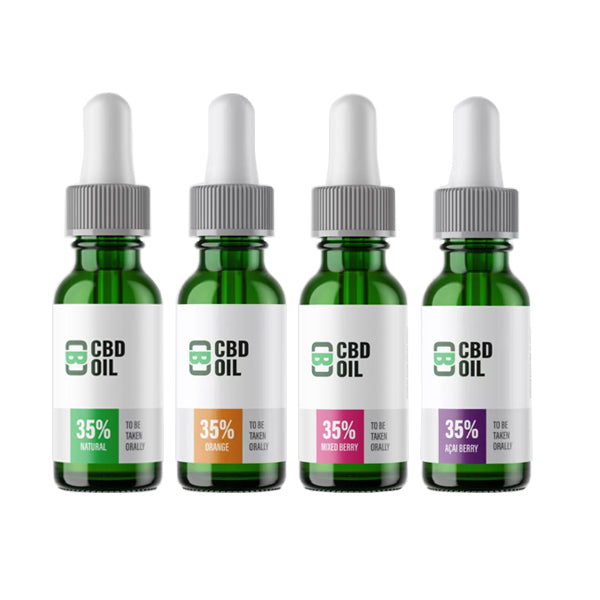 CBD Asylum 35% 3500mg CBD Oil 10ml (BUY 1 GET 2 FREE)