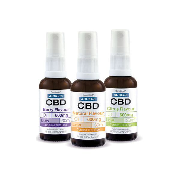 Access CBD 600mg CBD Broad Spectrum Oil Mixed 30ml