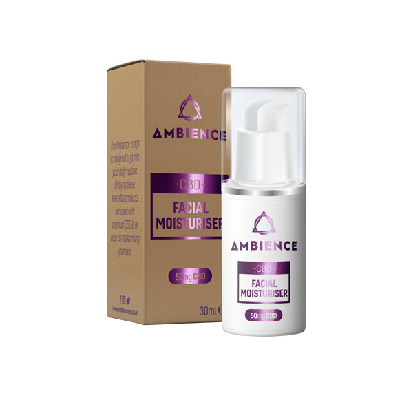 CBD Face moisturiser 50mg CBD Ambience