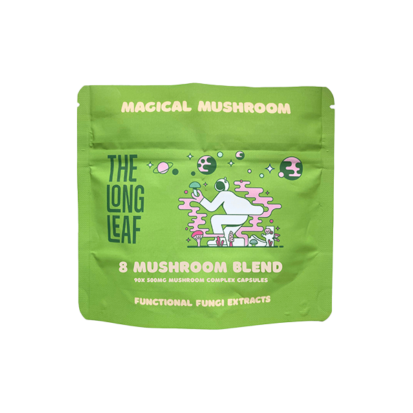 mushroom blend capsules, long leaf functional funghi extracts