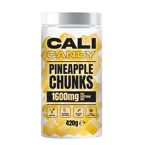 CALI CANDY 1600mg Full Spectrum CBD Vegan Sweets (Large) - 10 Flavours