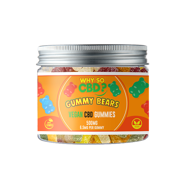 Why So CBD? 500mg Broad Spectrum CBD Small Vegan Gummies - 11 Flavours