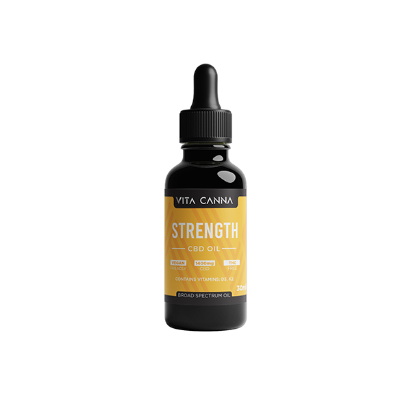 Vita Canna 1400mg Broad Spectrum CBD C8 MCT Oil - 30ml