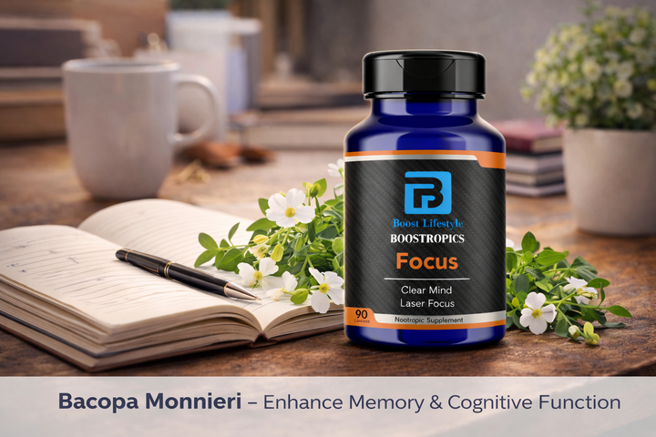 Boostropics Focus Nootropic Supplements 90 Capsules