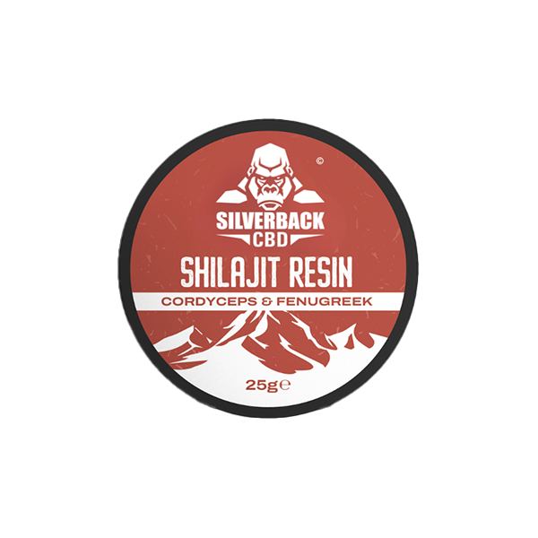 silverback cbd shilajit resin with cordyceps and fenugreek 