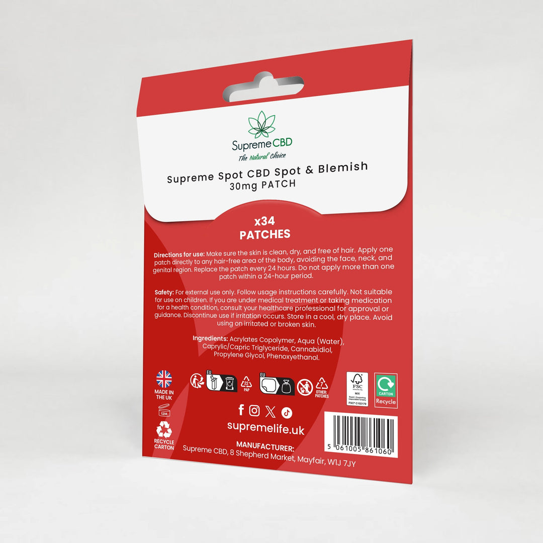 Spot & Blemish CBD Patches 30mg