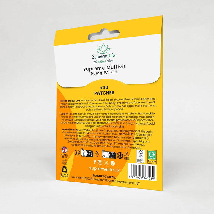 Multivitamin Patches 50mg